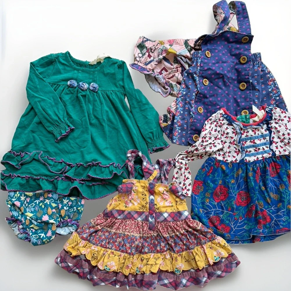 Matilda Jane Bundle, Size 12-18m Bundle Set Of 4 Long Sleeve And Jumper
